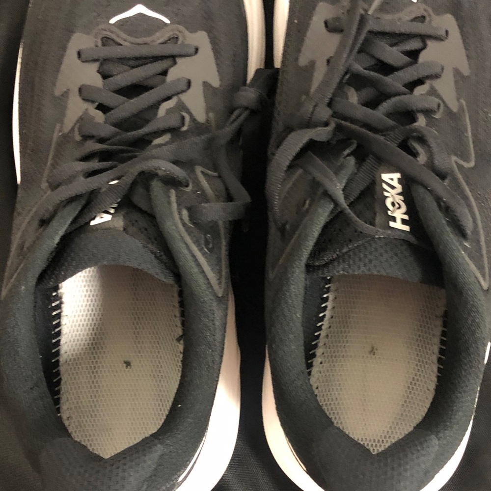 Black Hoka Clifton 10 Sneakers New Sz 10D - Picture 5 of 7